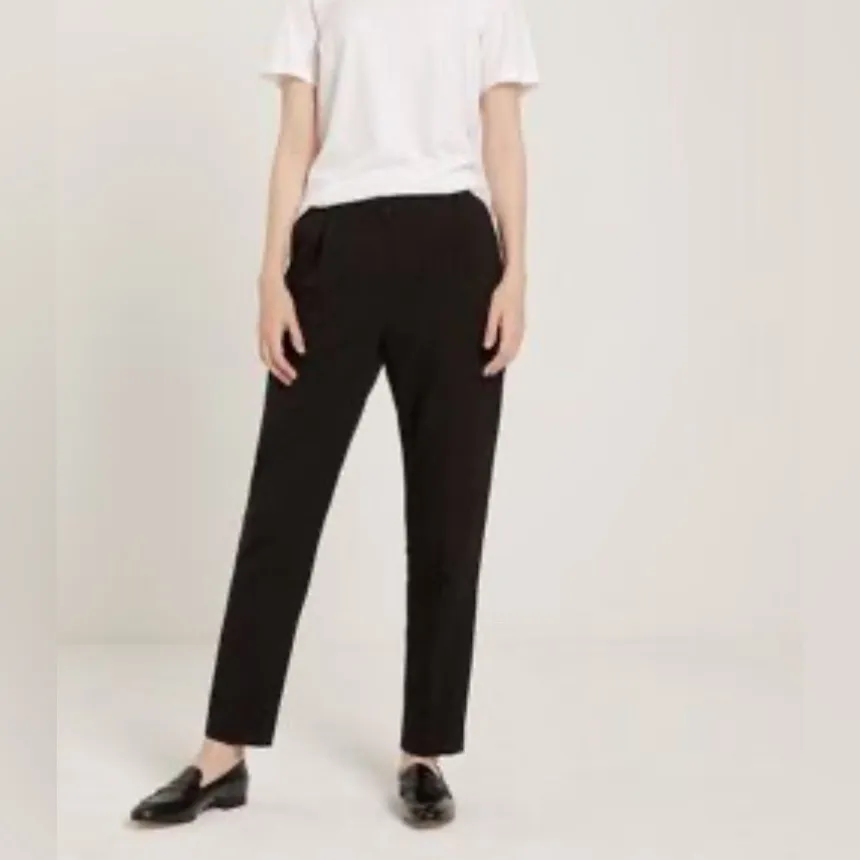 NWT Frank And Oak Grant Tapered Pant High Rise Black Dress Pant size 12 - Image 3