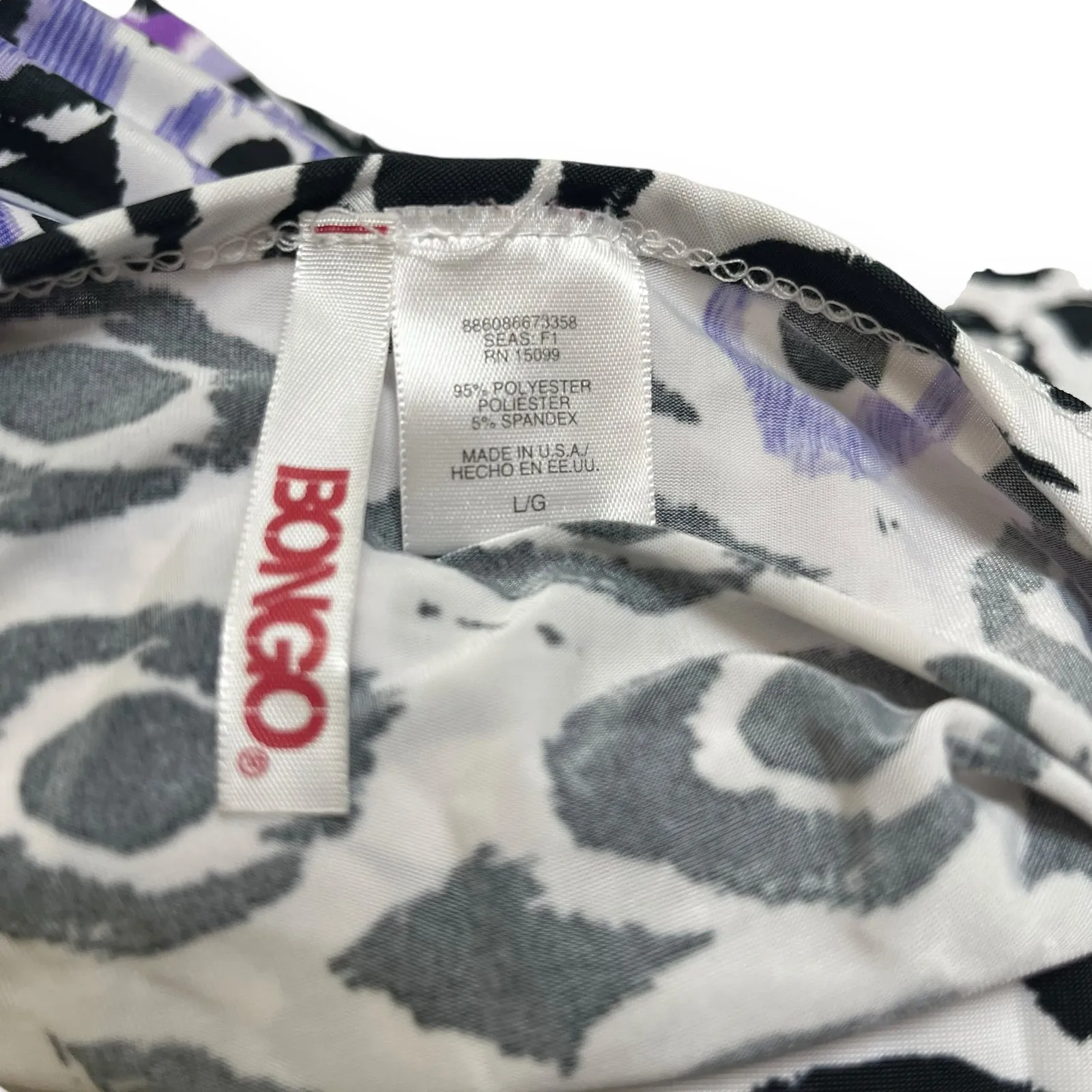 VTG 80s 90s BONGO asymmetrical blouse - Image 4