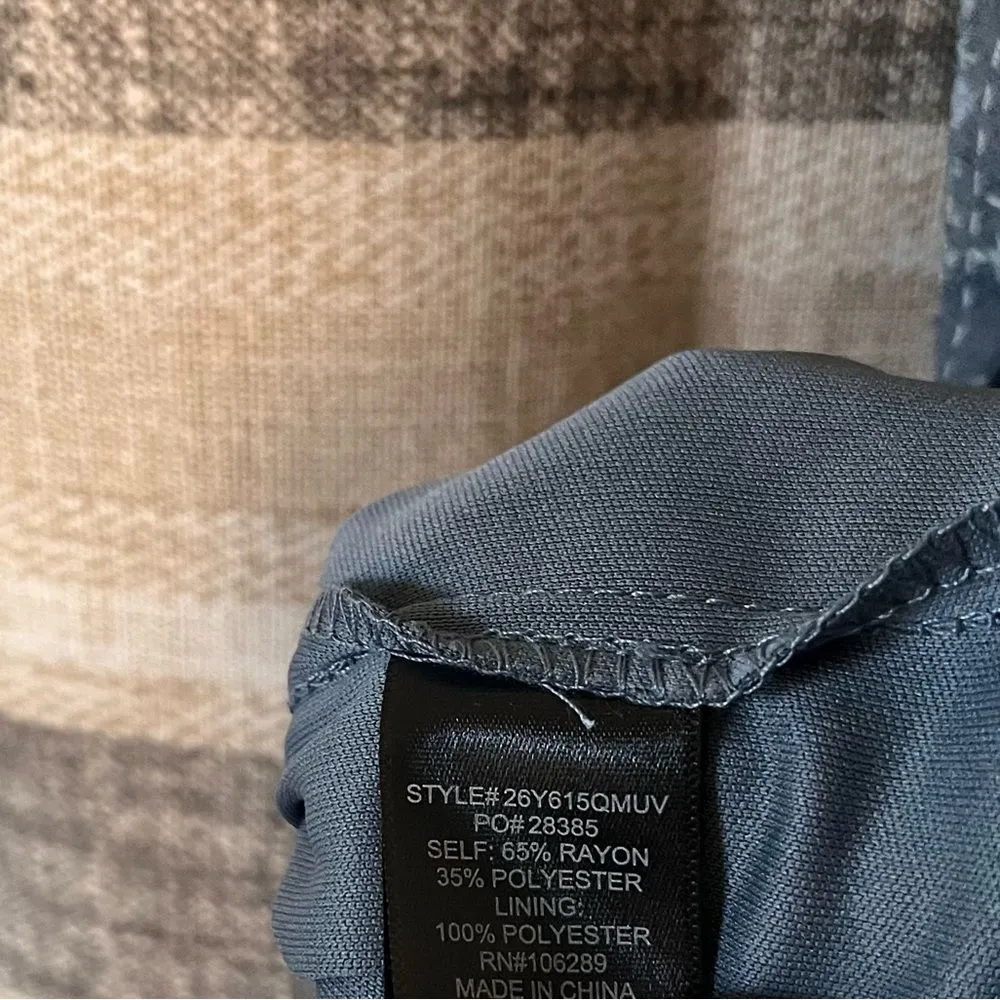 Trixxi‎ Blue Floral Tiered Dress Size Large - Image 8