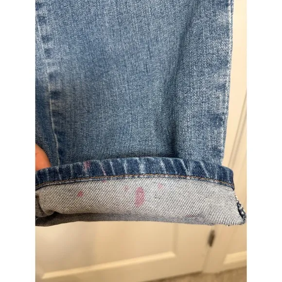 Karl Lagerfeld Paris Distressed Tape Denim Jeans –‎ Size 12 - Image 6