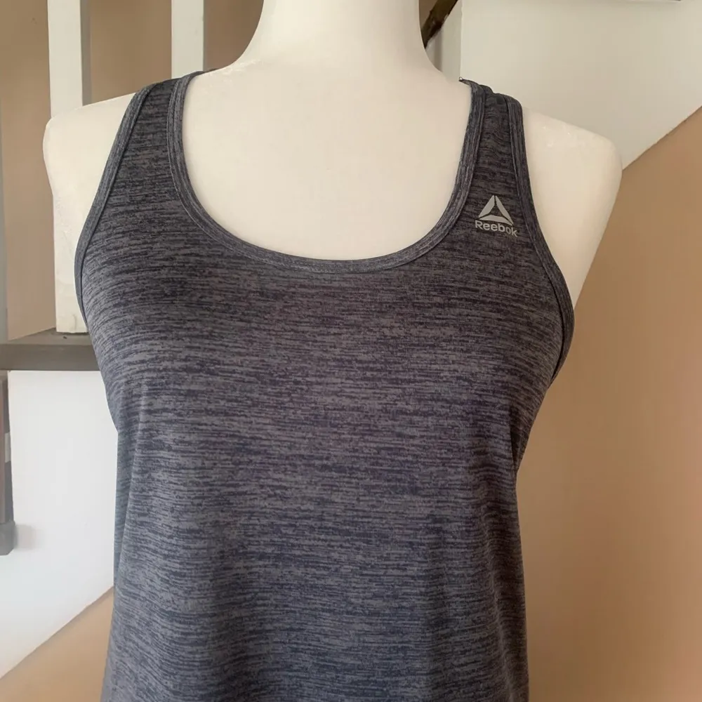 Reebok | racer back gray tank - Image 2