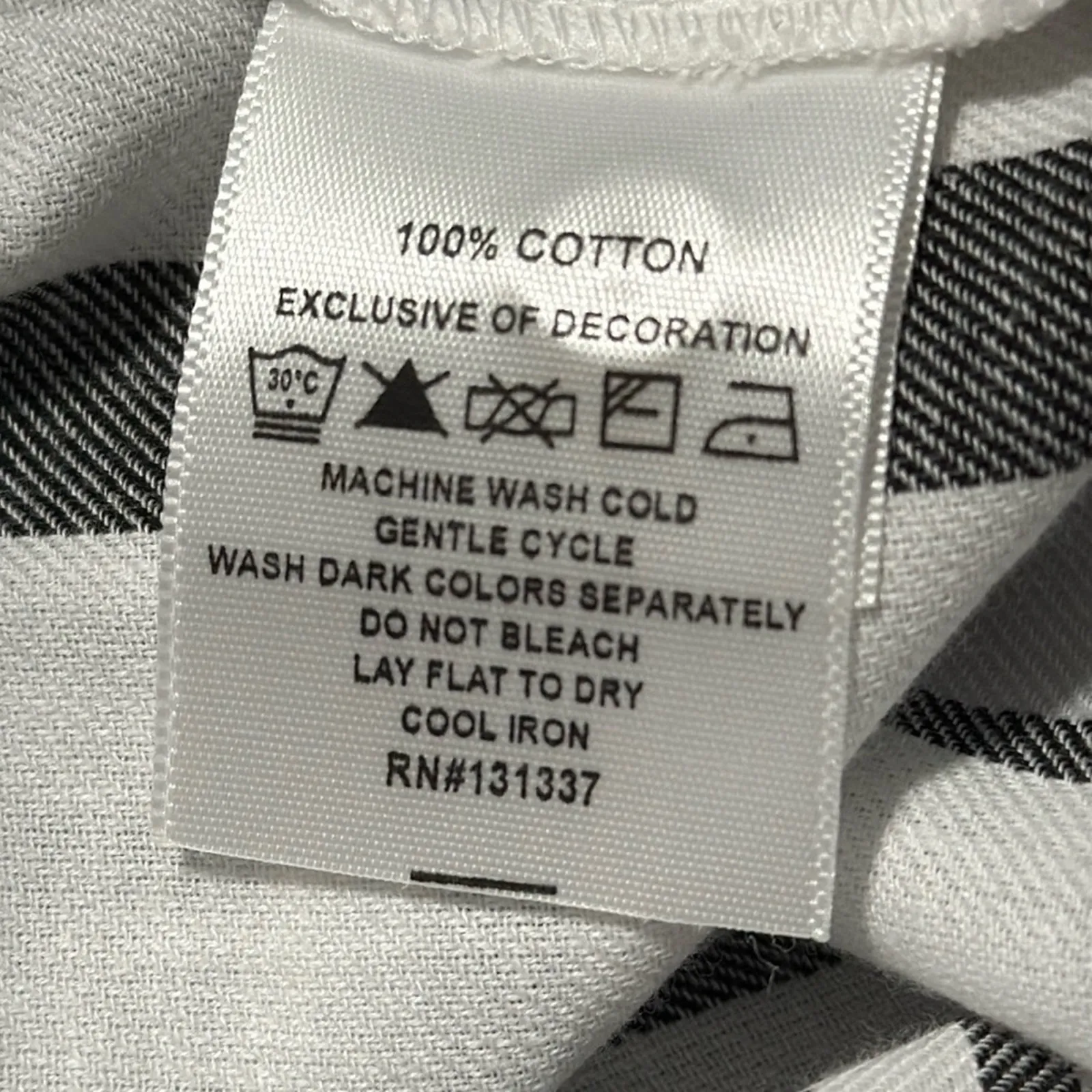 UGAPPAREL women’s size XL long sleeve striped button up hi low 3/4 sleeves DAWGS Gray - Image 4