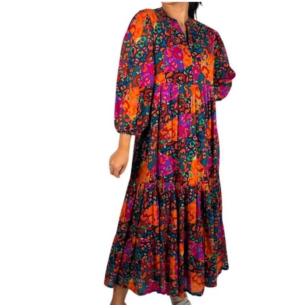 BRITON COURT orchid maxi dress Orange Size XL - Image 2