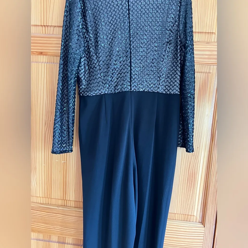 Calvin Klein sequined top wide-leg jumpsuit - NWOT - Image 3