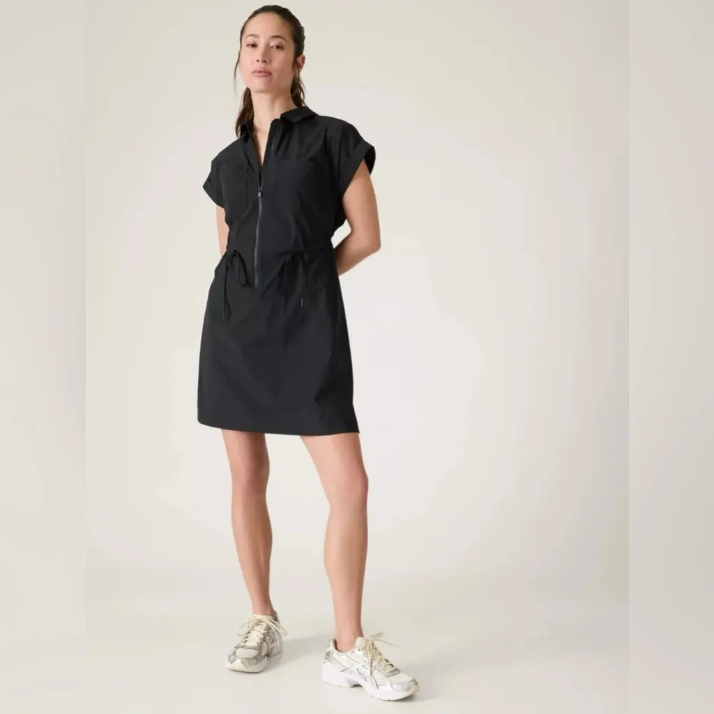 Athleta Black Topspin Dress Black - Image 2