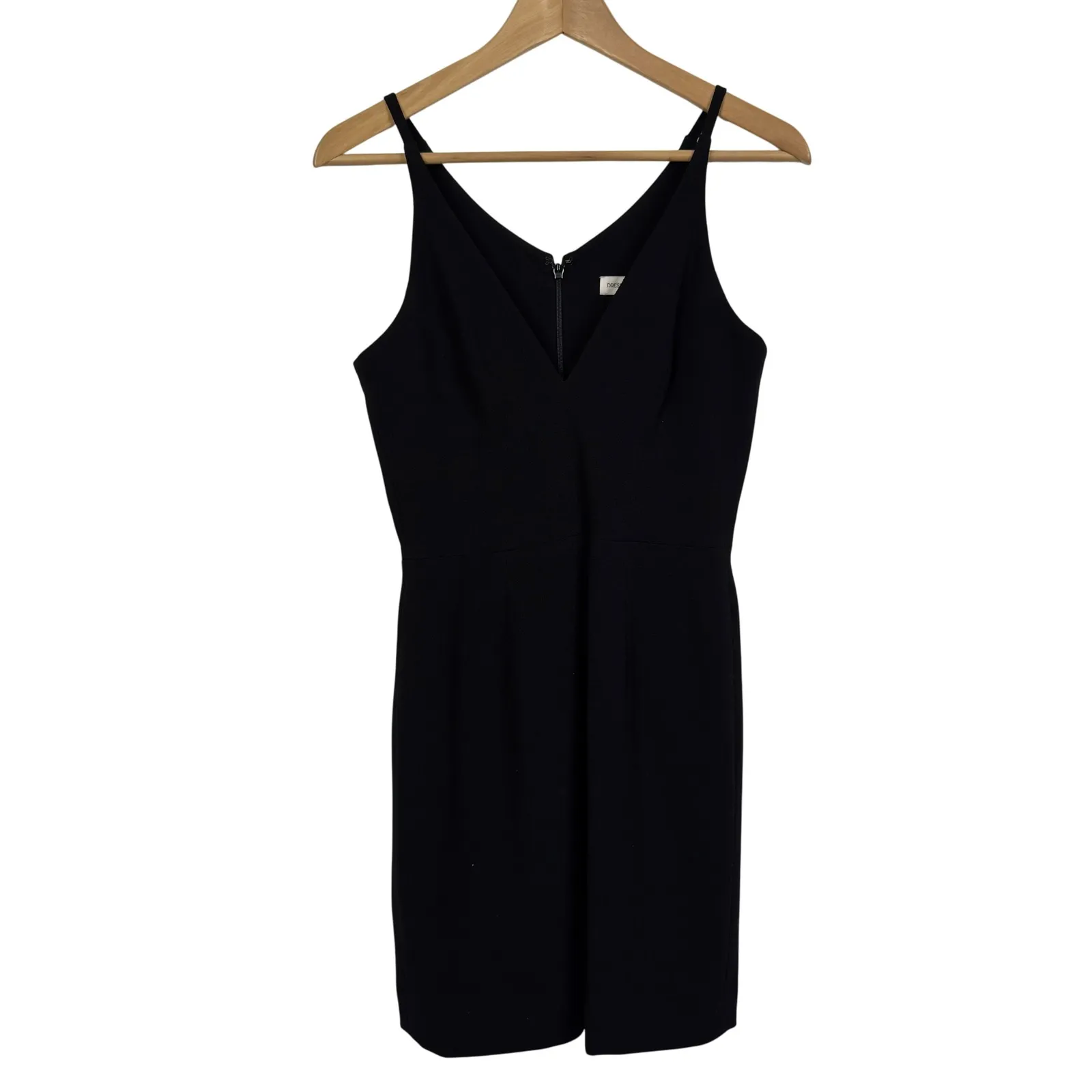 Dress The Population Black V Neck Sleeveless Sheath Mini Dress Size S - Image 2
