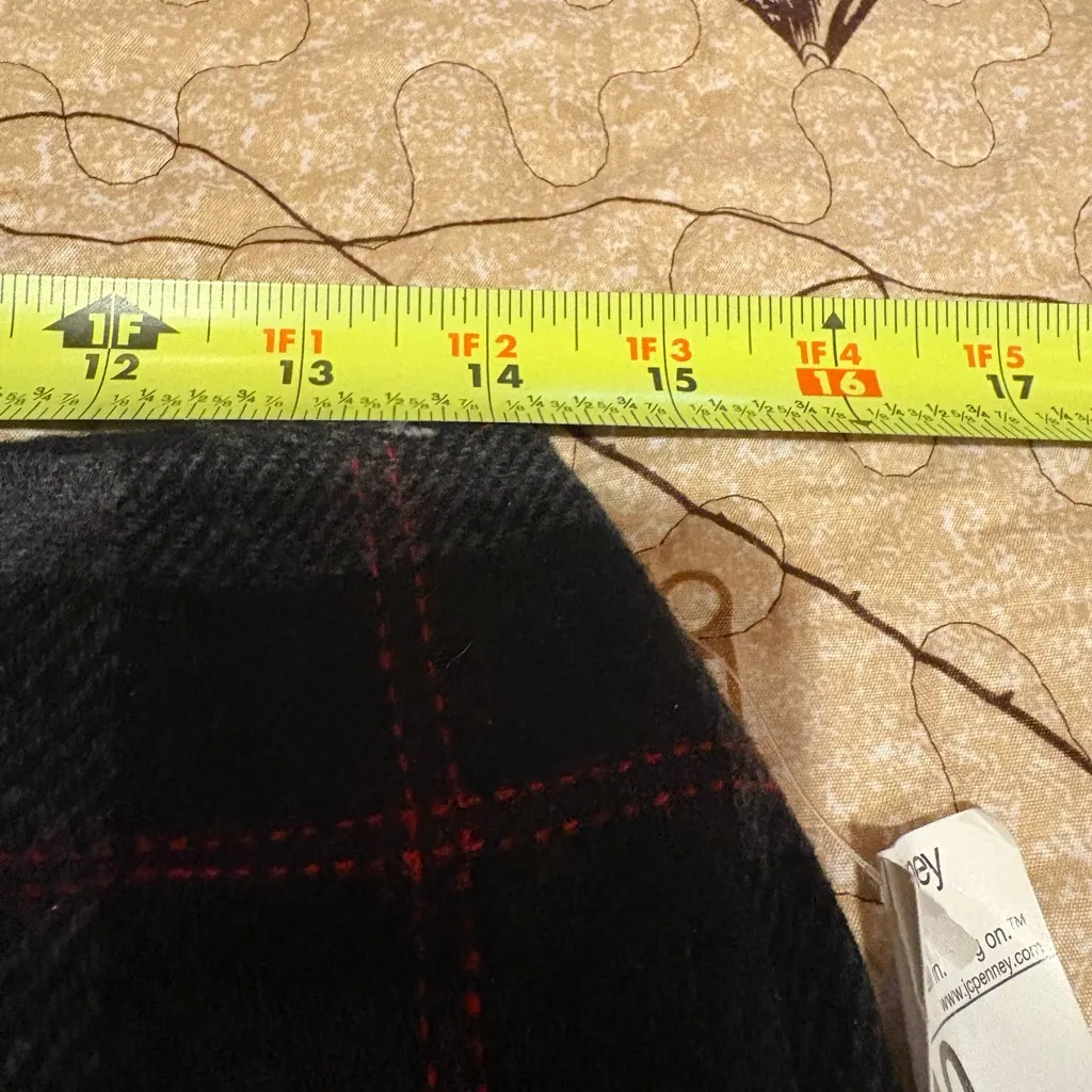 Worthington wool blend plaid maxi skirt with fringe women’s 10 NWT - Image 5