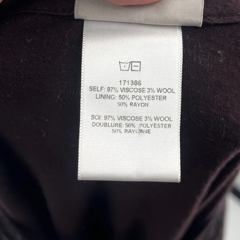 Dolan Handkerchief Swing Dress Sz M Boho Lagenlook Brown Speckled Grunge Neutral Size M - Image 10