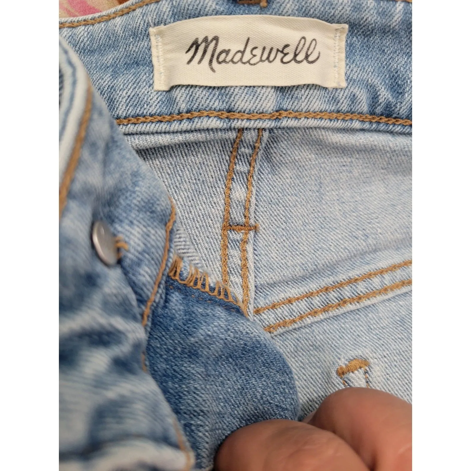 Madewell The Perfect Vintage Curvy Women's Jean Shorts Size 27 - Image 7