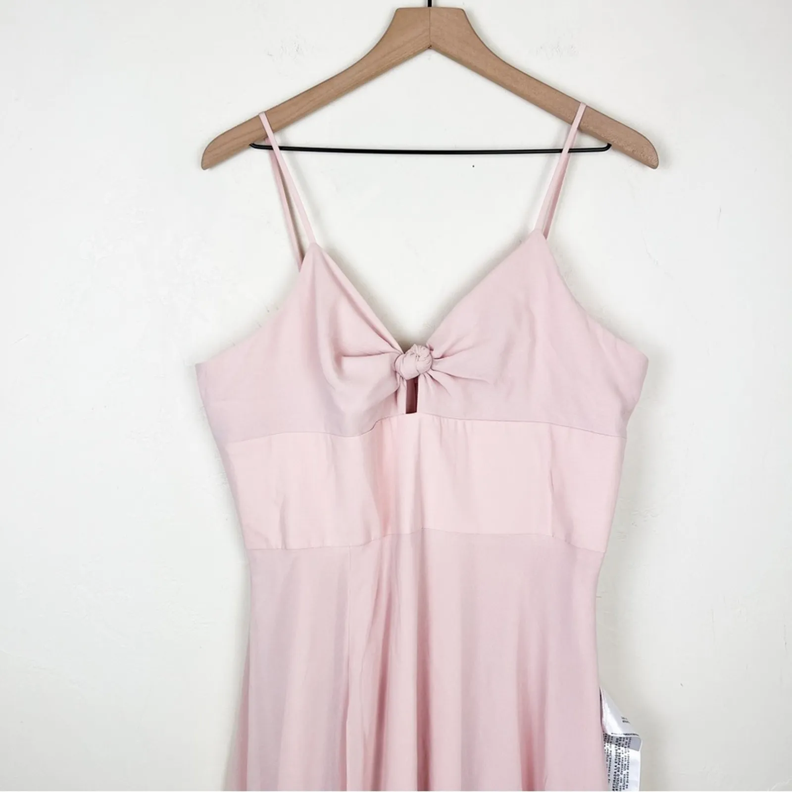 Dress the Population Cambria Tie Bodice Gown Maxi Dress in Light Pink - Image 6