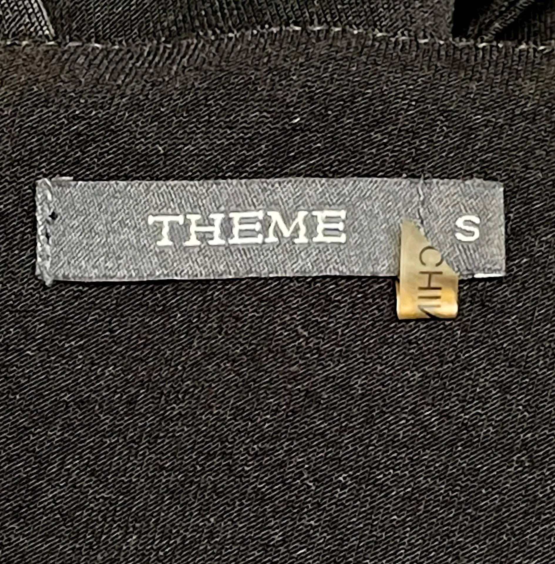 Theme Black Sleeveless Dress Gold Copper Sequins Metallic Embroidered Pockets Small - Image 5