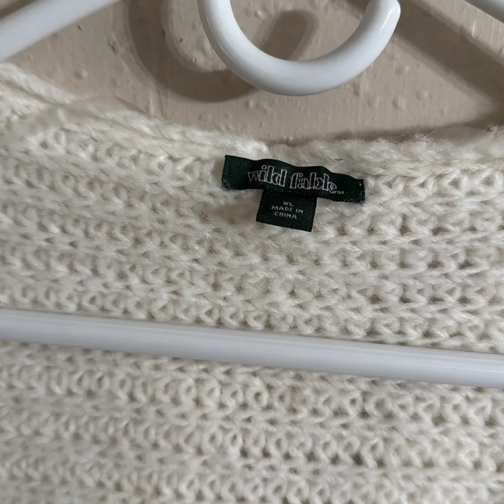 Wild Fable Cardigan Slouchy Sweater With Hoodie - Image 2