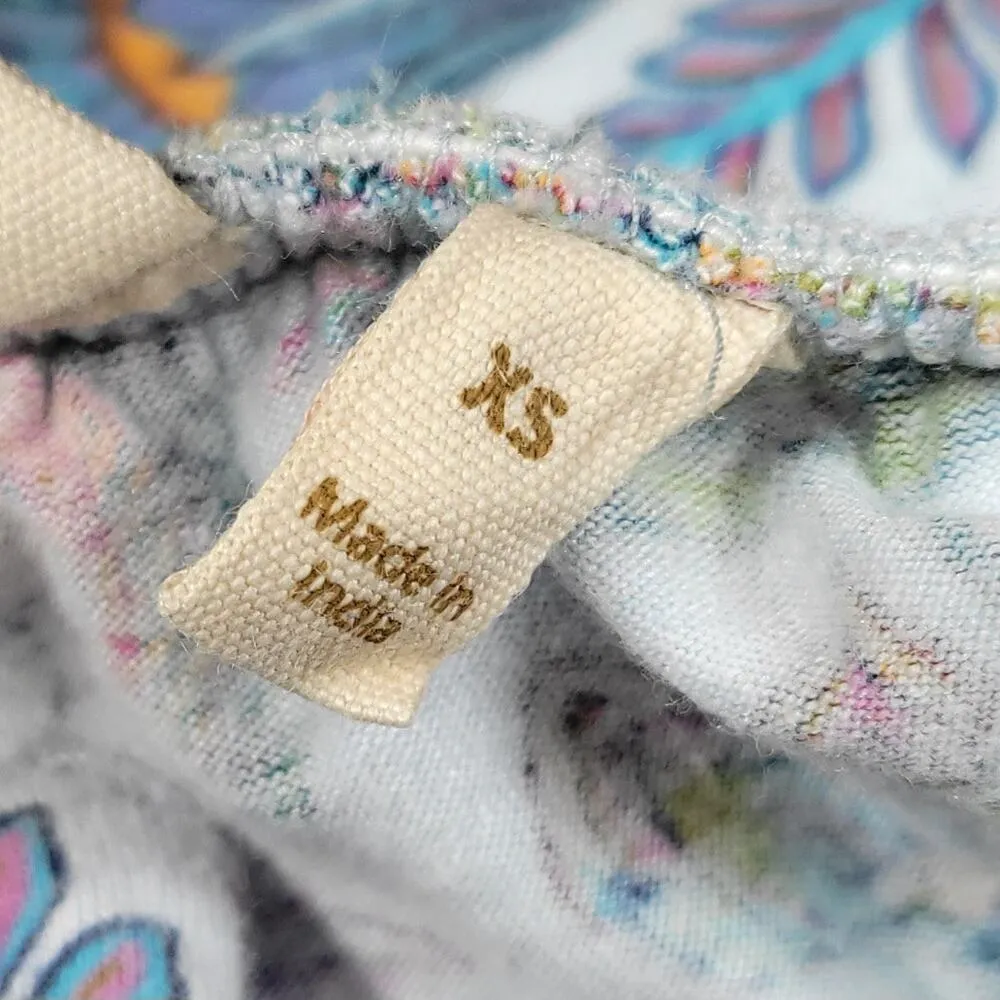 Soft Surroundings Harbor Orleans Pajamas Womens XS Floral Paisley Sleepwear - Image 11