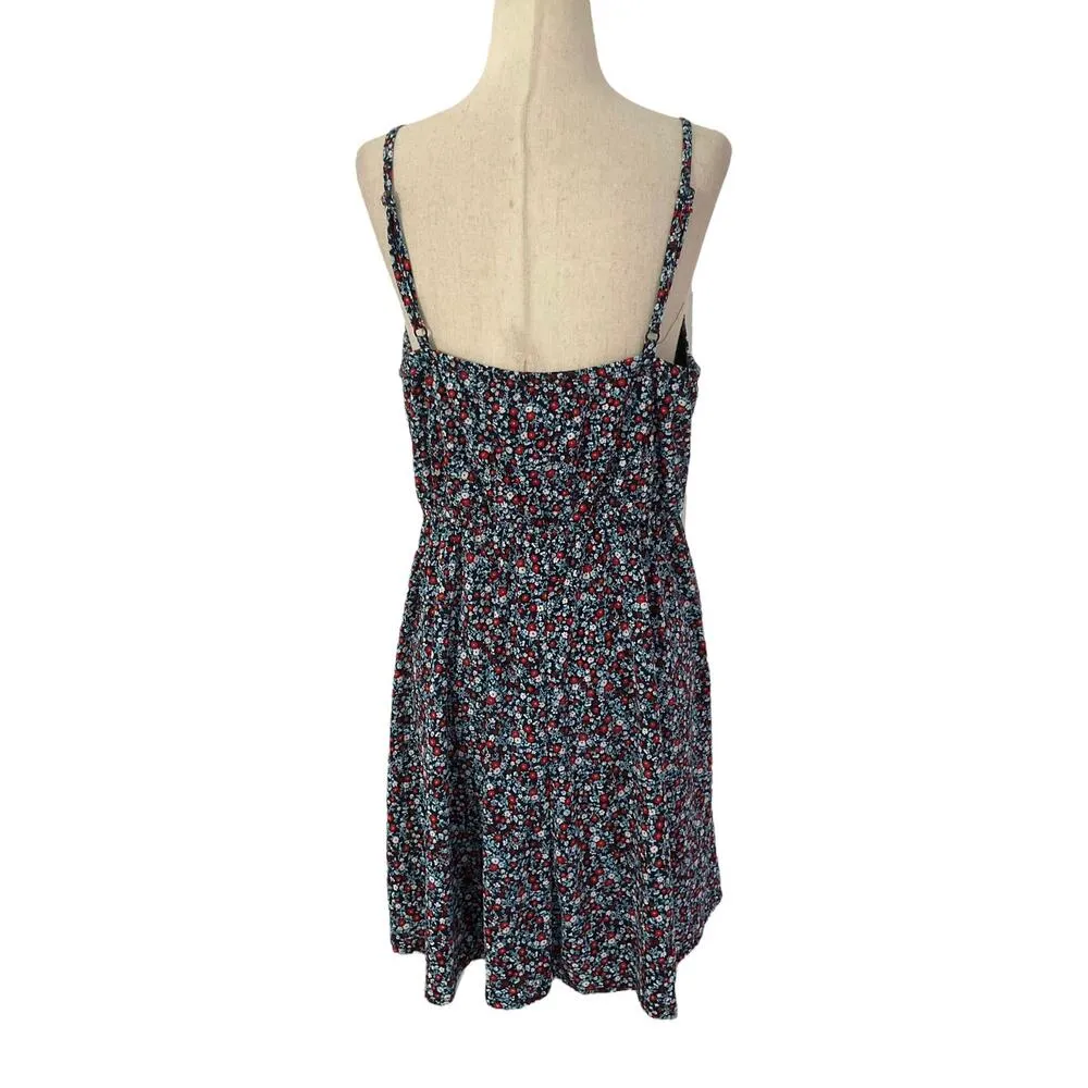 Blue Rain Blue Floral Fit & Flare Dress Women's Size Large NWT | 50-27 - Image 3