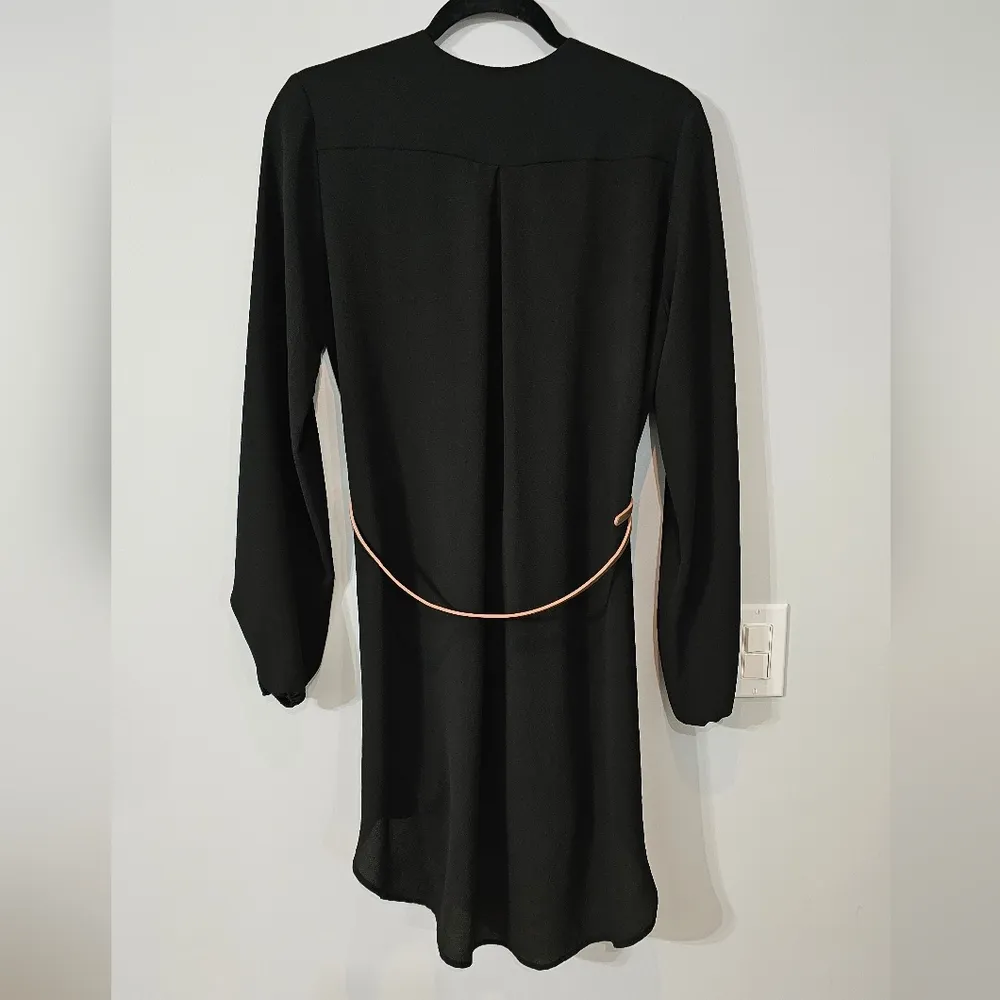 Windsor Black Long Sleeve Wrap Blouse - Image 5