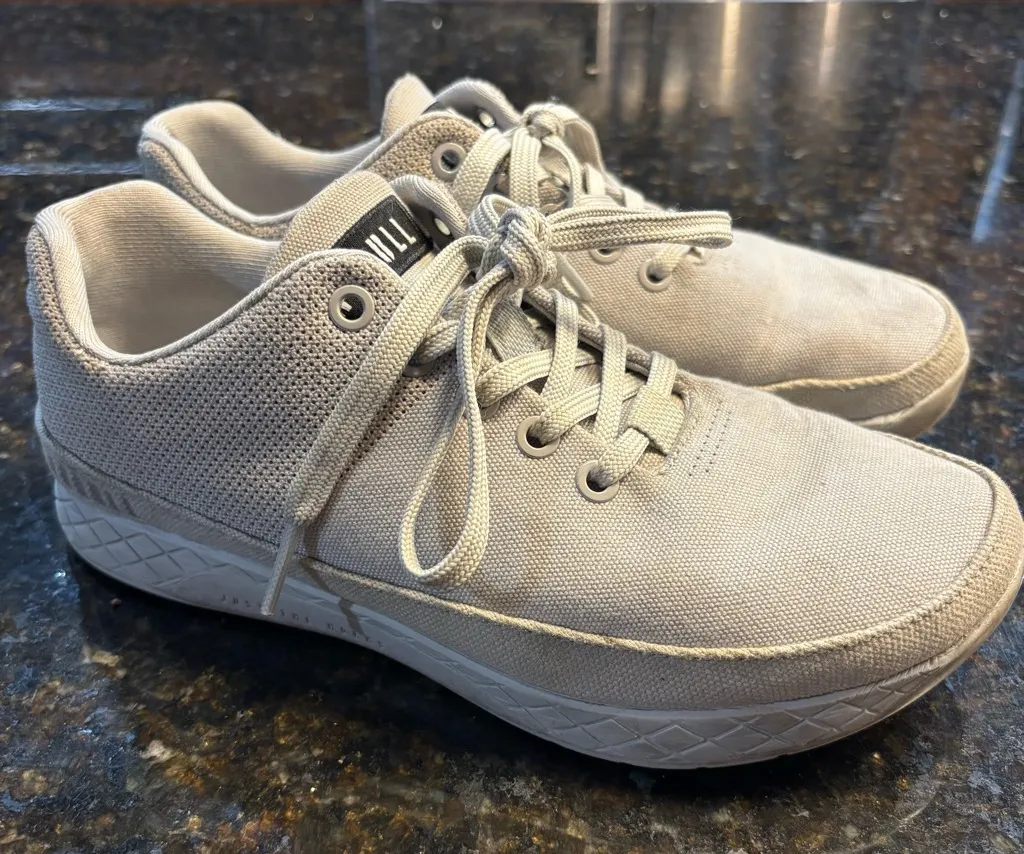 Nobull Women’s Grey Canvas Trainer CrossFit Shoes Women’s Size 7.5 - Image 1