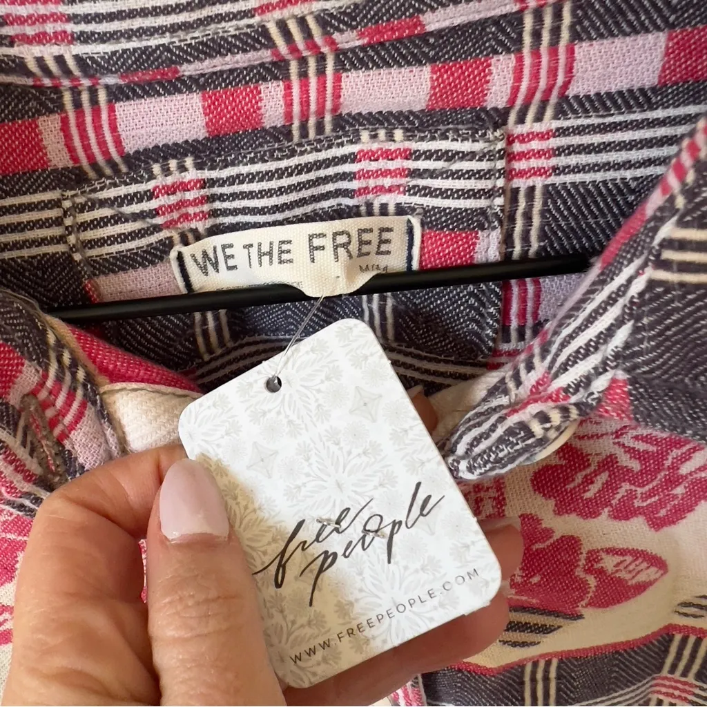 NWT Free People We The Free Arizona Sky Floral Jacquard Pullover - Image 7