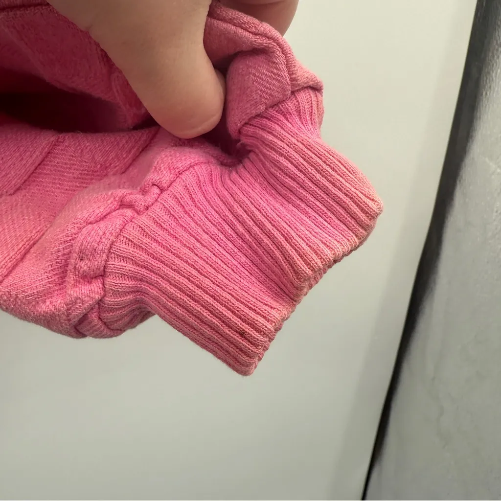 Vintage Wek The World Vail Pink Textured Long Sleeve Pullover Sweater Sz L Size L - Image 10