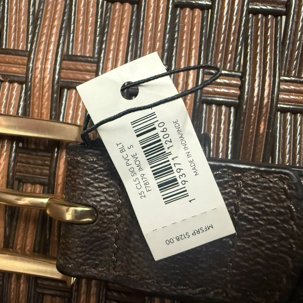 coach Classic Belt In Signature Canvas f78179 - Image 5