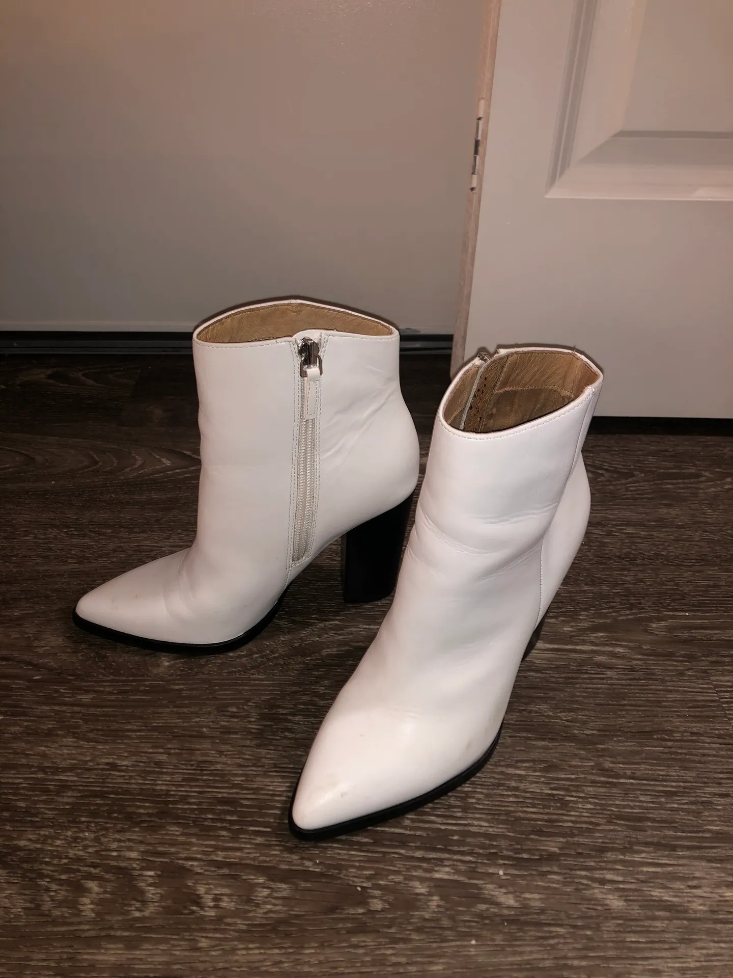 Halogen White Booties - Image 3