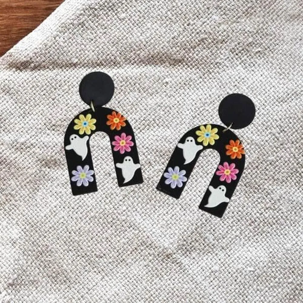 GROOVY GHOULS HALLOWEEN EARRINGS - Image 5