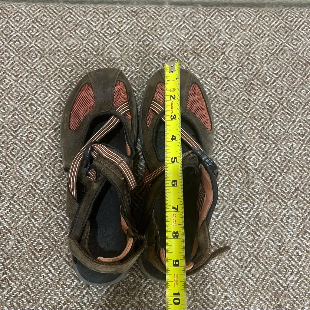 Merrell Cambrian Emme Leather Ginger Vibram Soles Walking Hiking Shoes Sz 8 GUC - Image 8