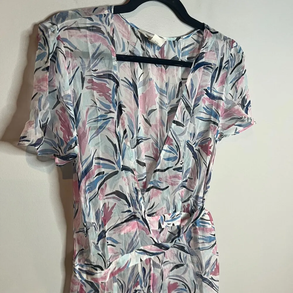 Club Monaco floral Maxi Wrap Dress - Image 3