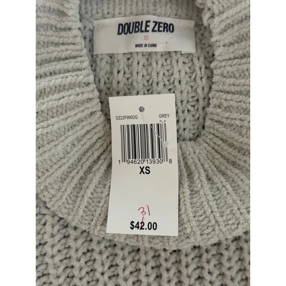 Women's Double Zero Gray XS Sweater - Image 3