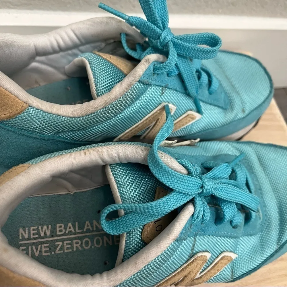 New Balance Light Blue 501 Lace Up Sneakers 6.5 - Image 3