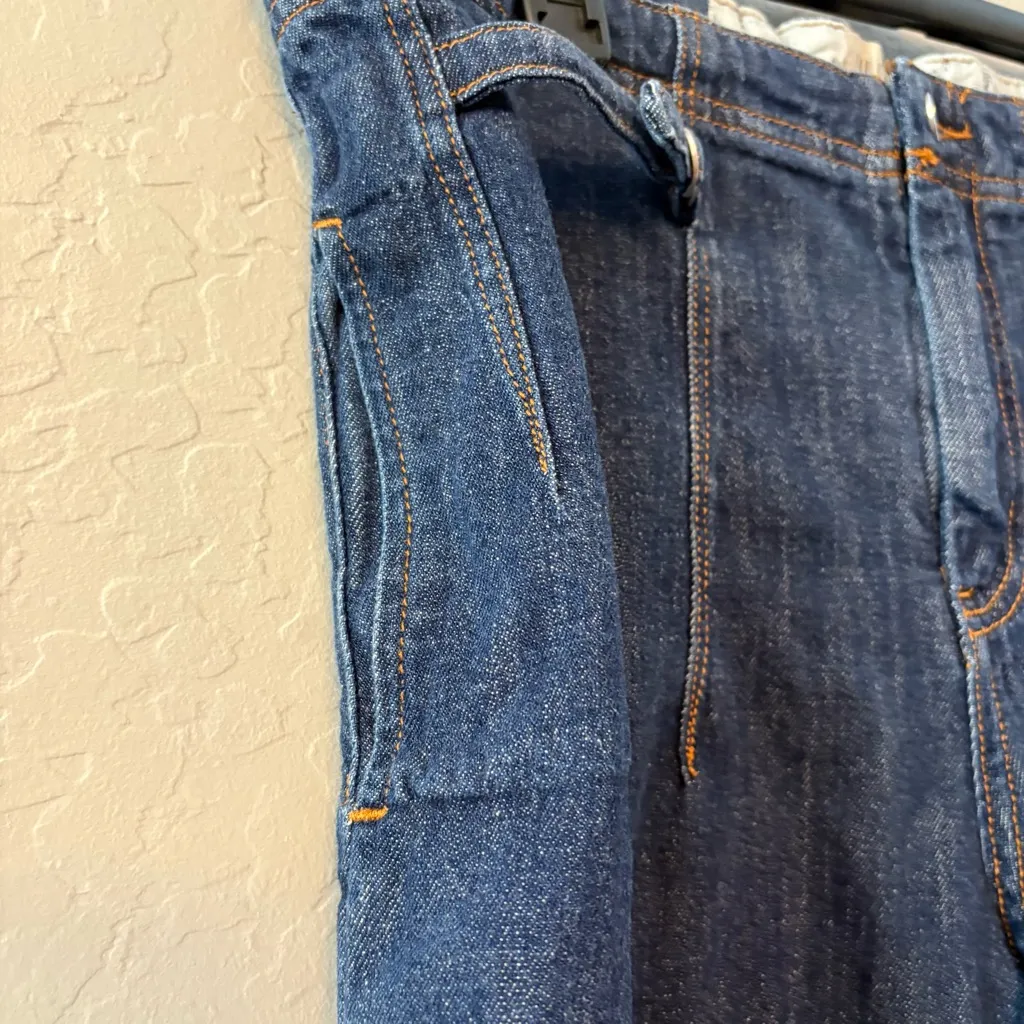 Pilcro anthropologie denim jean shorts with belted details and elastic waist 28 - Image 9