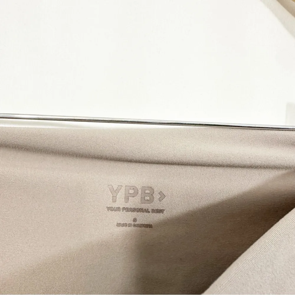 Abercrombie and Fitch YPB Sculpt Lux High Rise Bike Shorts in Sand - Image 9