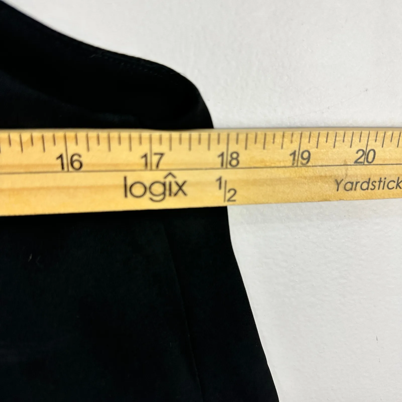 ZOA New York Dress M Black Minimalist Overlay Layered Evening Cocktail Party Size M - Image 10