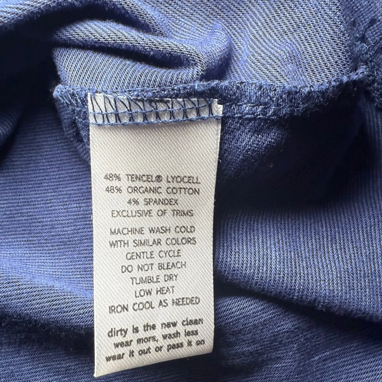 Horny Toad Blue Floral‎ Print V Neck 3/4 Sleeve A Line Midi Dress Women Small - Image 10