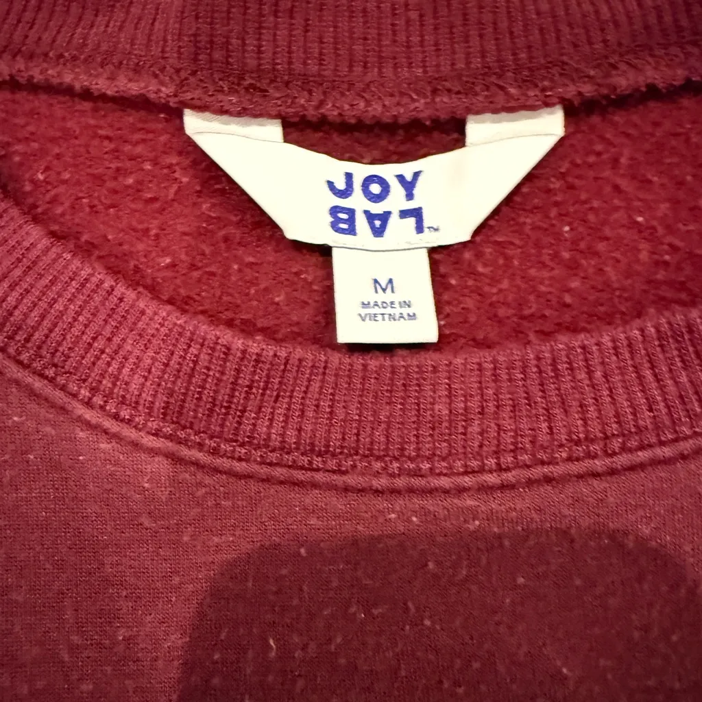 Joy Lab Comfy Burgundy Long Sleeve Top - Image 2