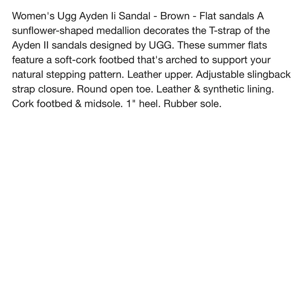 UGG Ayden II women sandal size 9 used indoors once only - Image 9