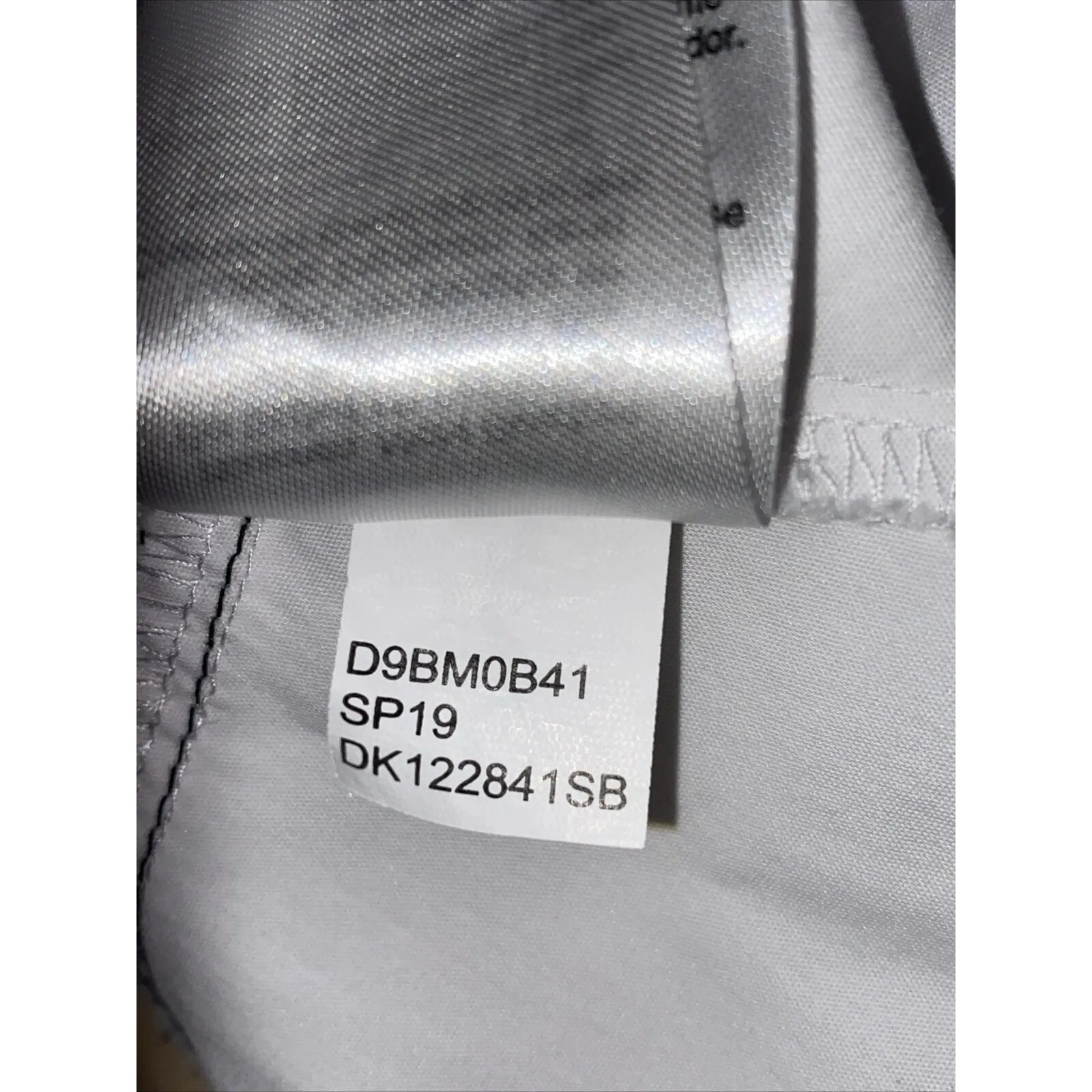 Donna Karan New York White Black Stitched Morning Dew Shirt  Button Front XS - Image 8