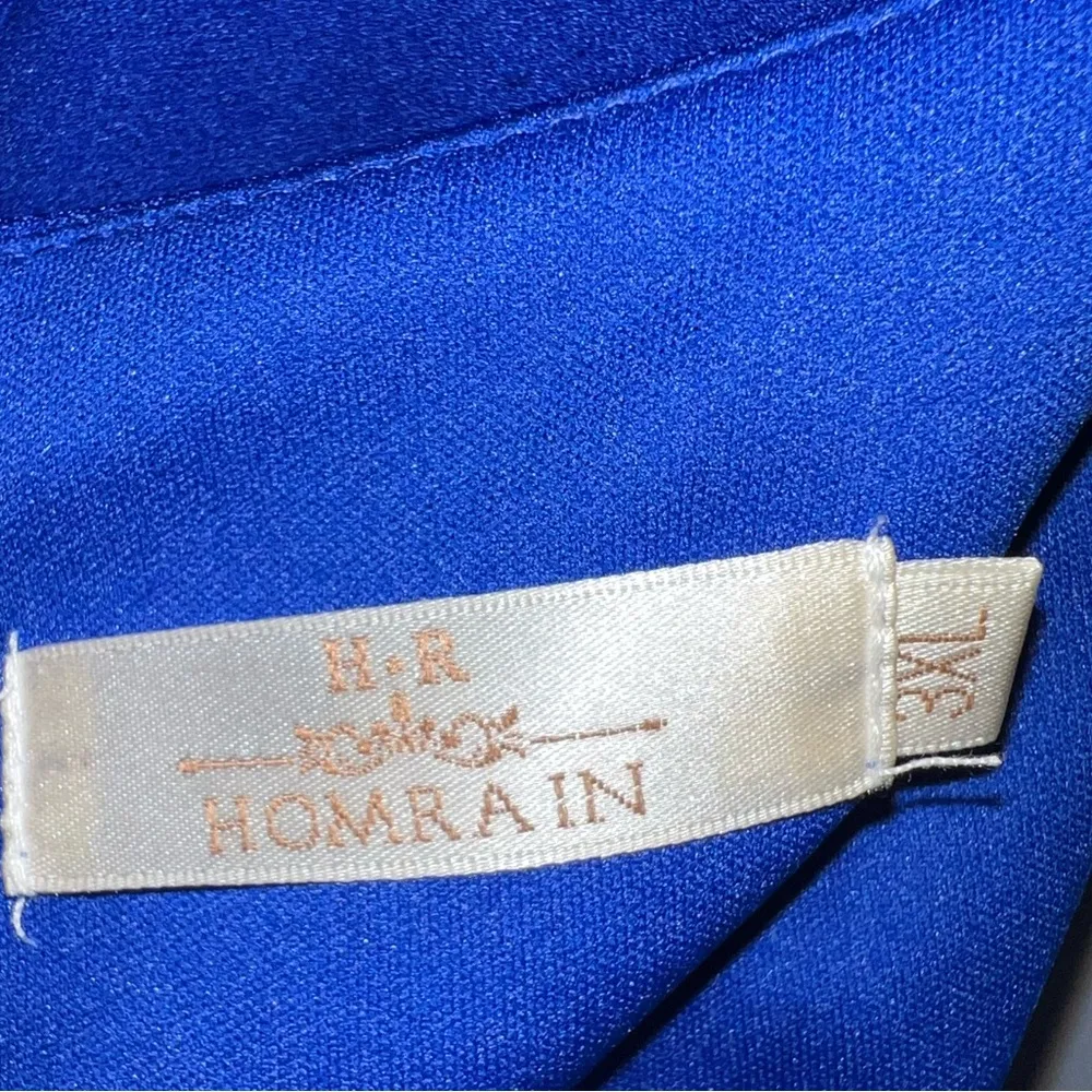 Hr homrain Elegant royal Blue Midi Dress Size 3X - Image 6