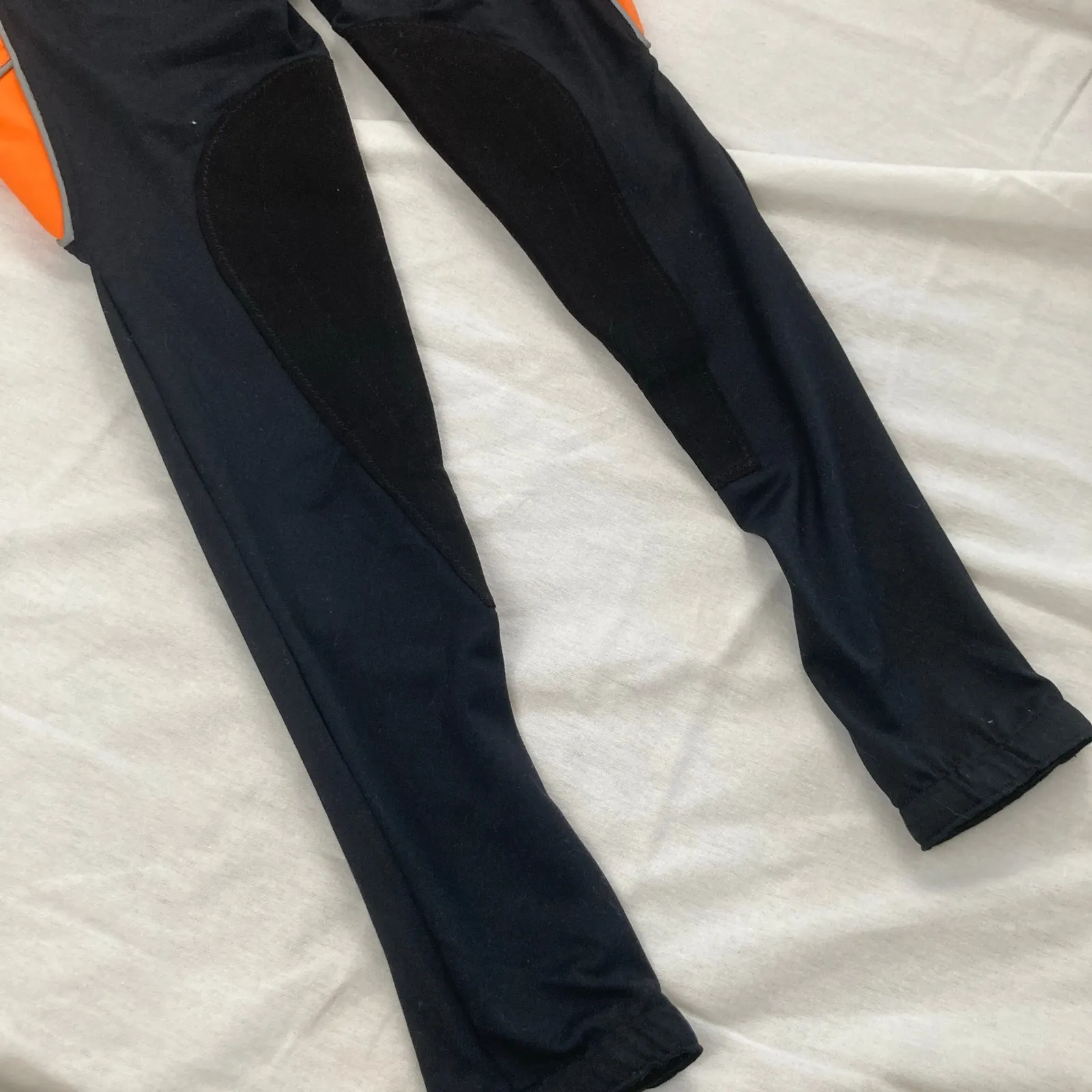 NWT/Defects Safe Riders Gear Womens S Reflective Breeches High Visibility Trail Black - Image 12