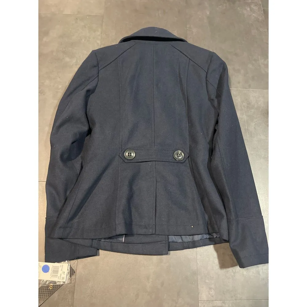 Celebrity Pink Navy Blue Double-Breasted‎ Blazer Jacket Formal Wear B-916 - Image 3