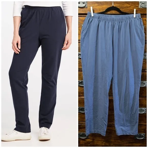 NWOT! LL Bean Women's Perfect Fit Pants, Original Tapered - Image 2