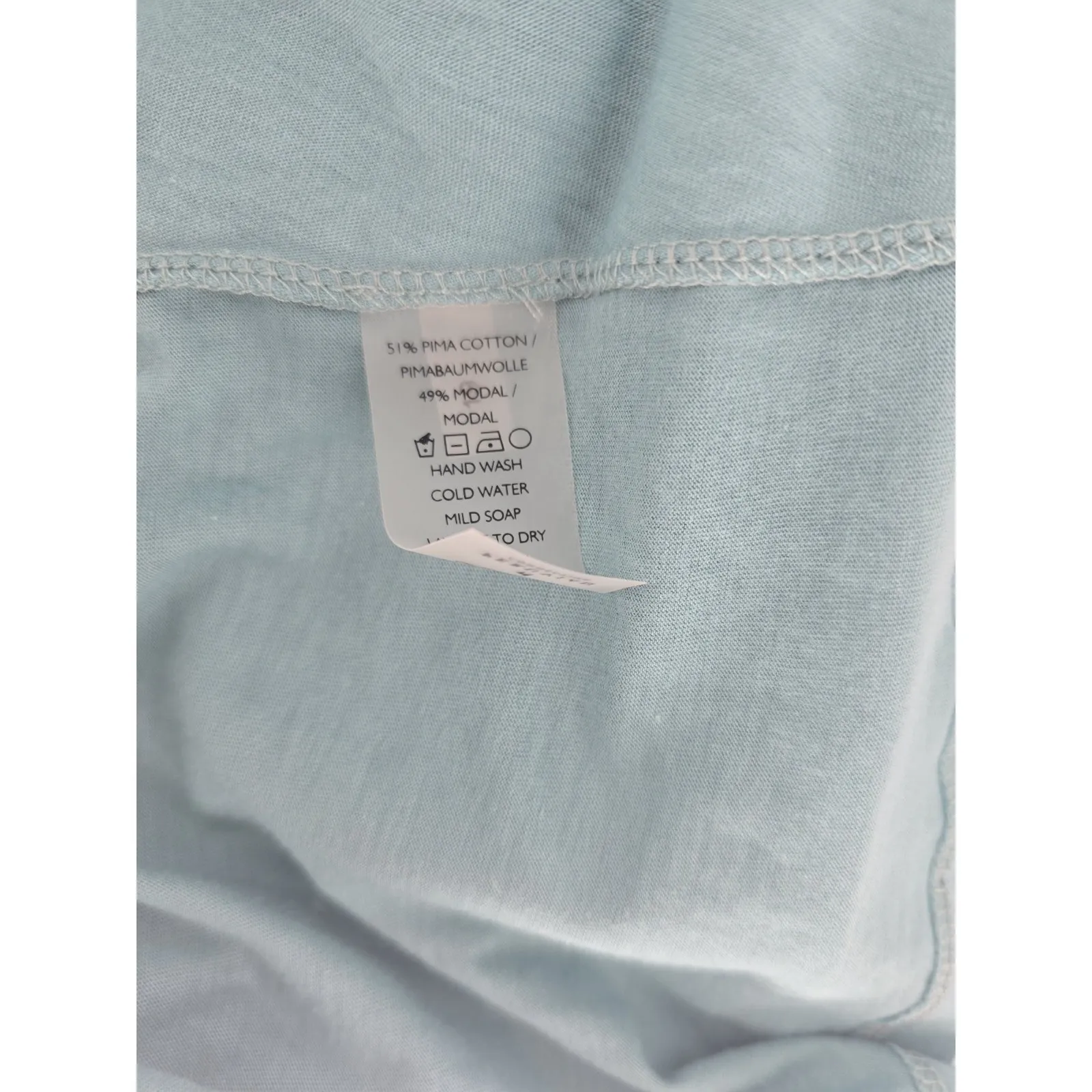 Peruvian Connection‎ Hannah Dress Blue Green Pima Modal - Image 4