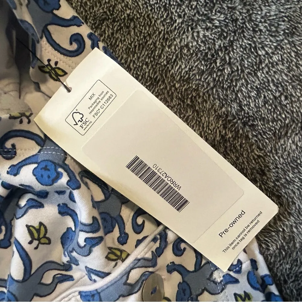 Blue Roller Rabbit Pajama Top - Image 5