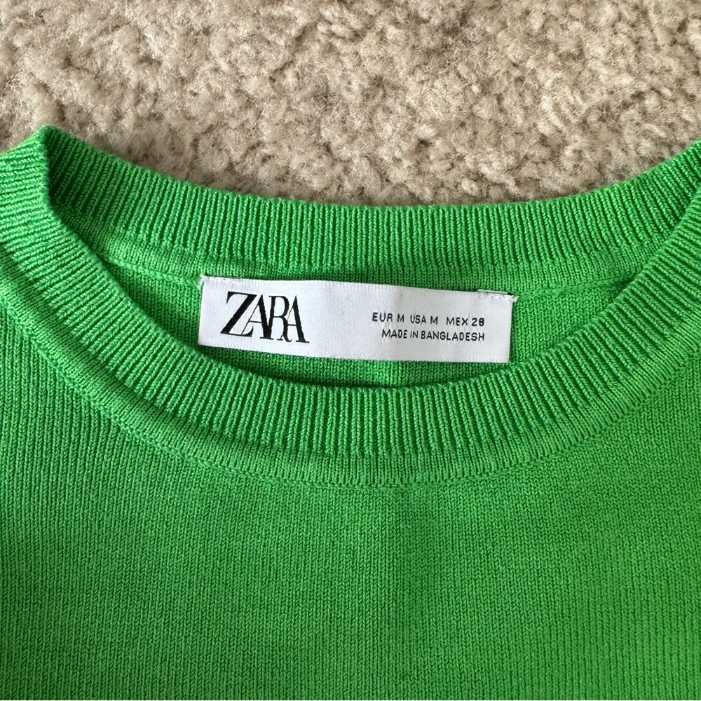 Zara cropped green tank - Image 4