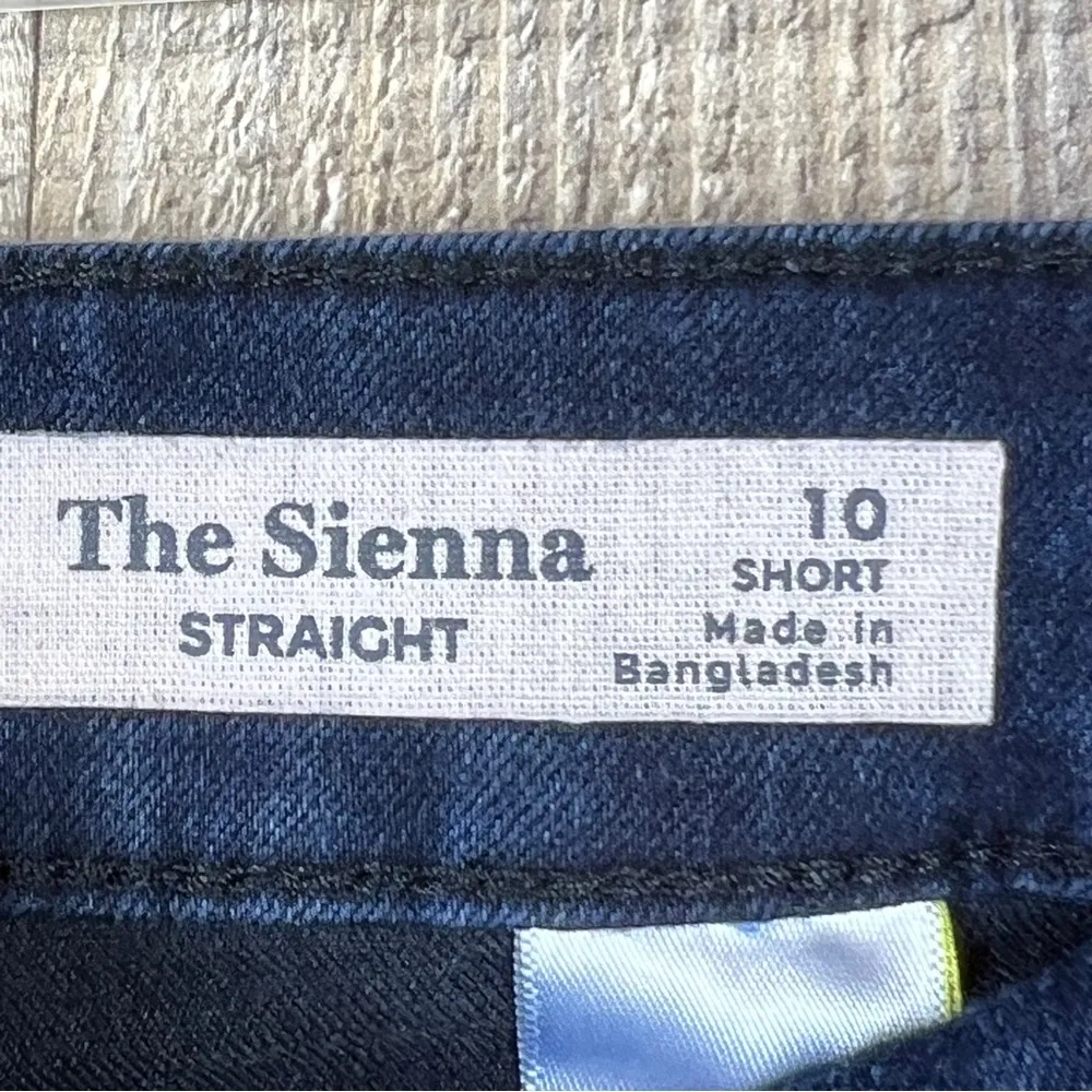 Marks & Spencer The Sienna Straight Size 10 Short Dark Blue Wash Jeans w… - Image 6