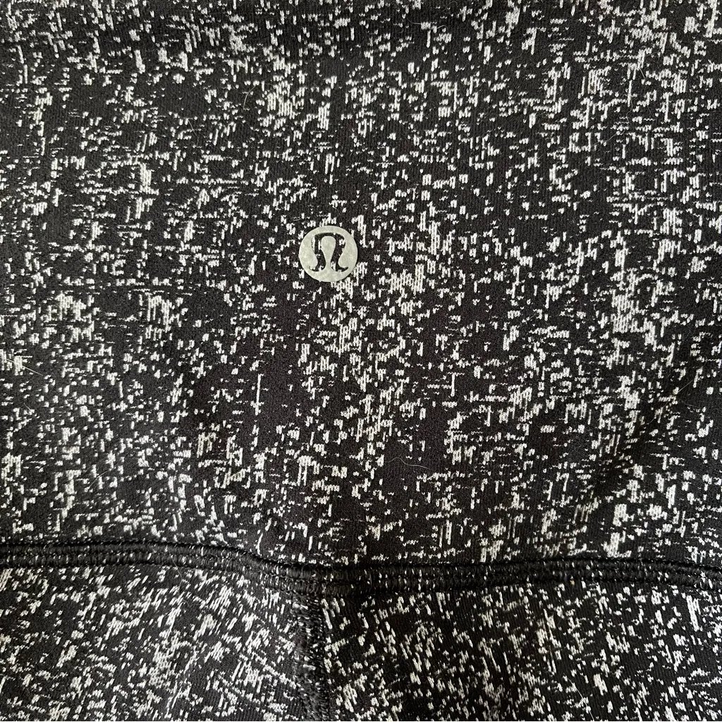 Lululemon Wunder Under High Rise Yoga Leggings T30416 Heathered Black Gray 6 - Image 7