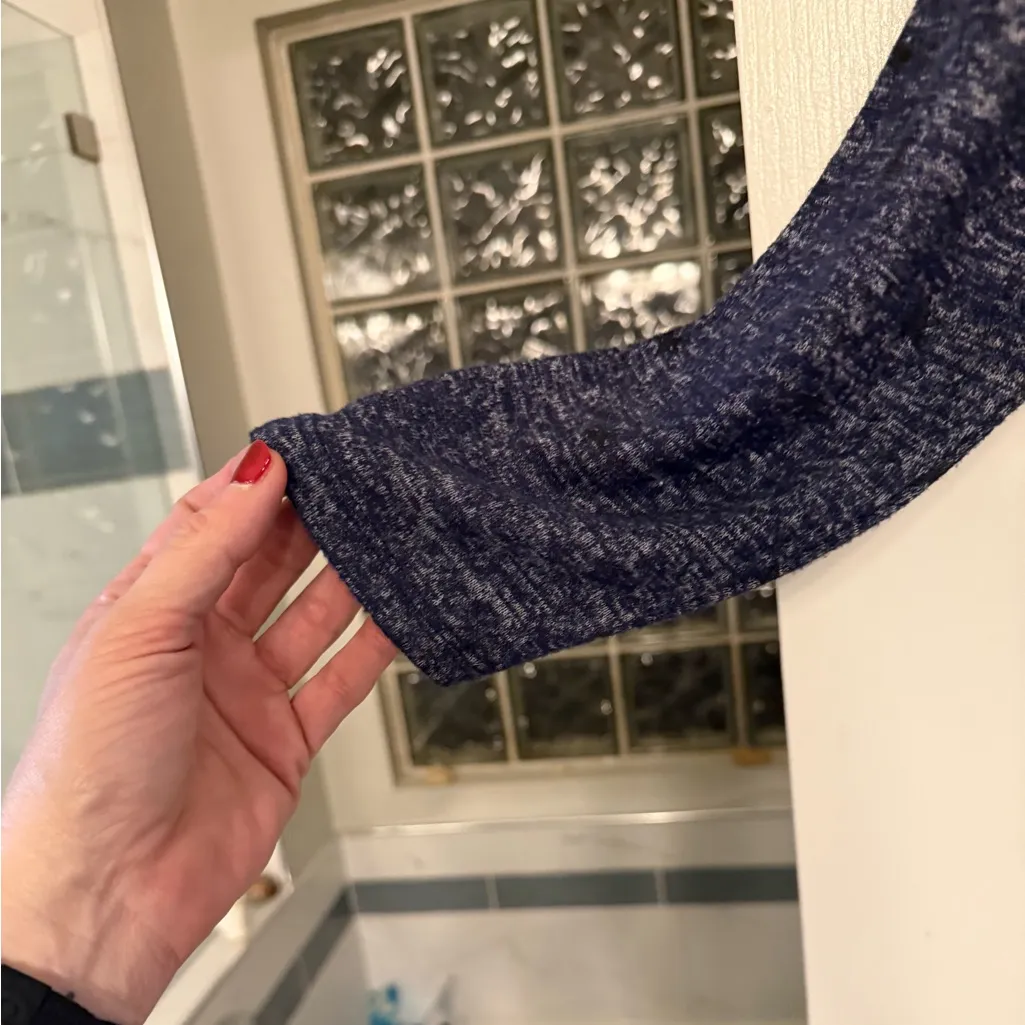 Bobeau Womens Blue Denim Faded Stars Print Long Sleeve Tunic XL - Image 6