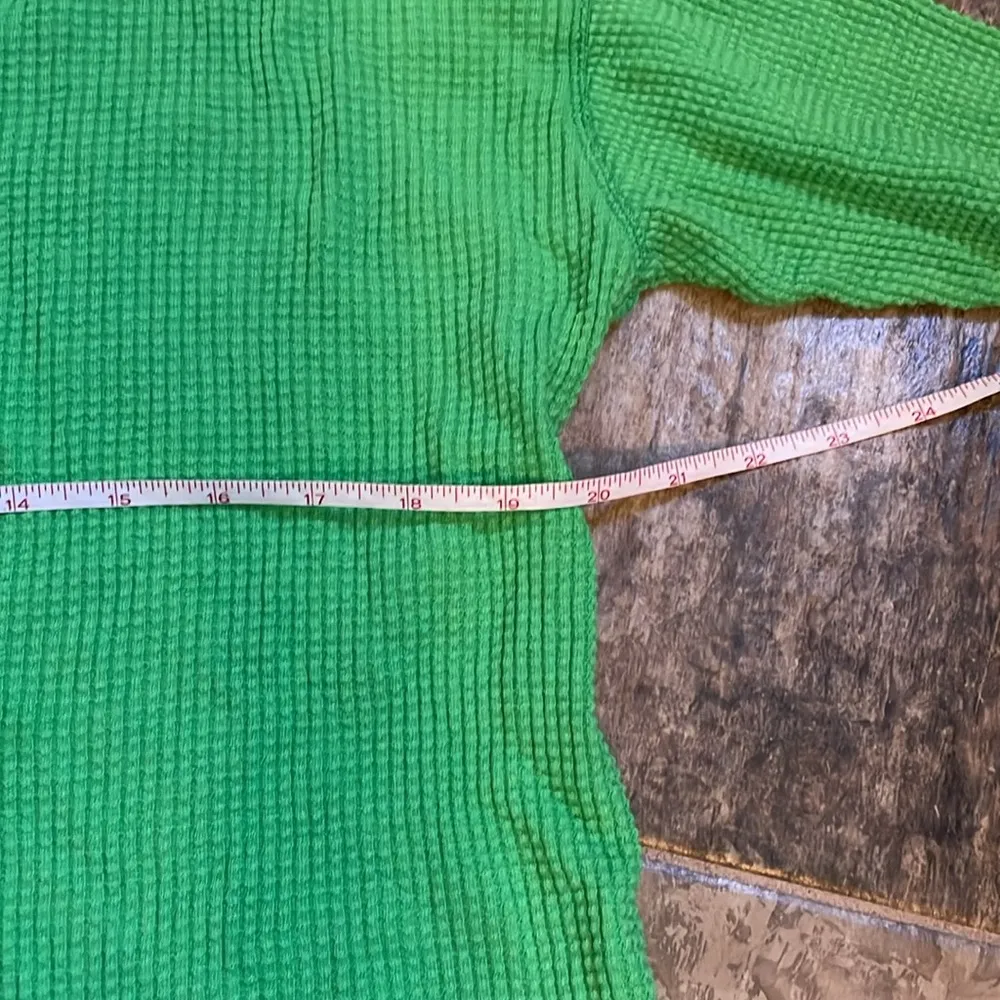 Offline by  Green Waffle Thermal Long Sleeve Snap Button Henley size Small - Image 7