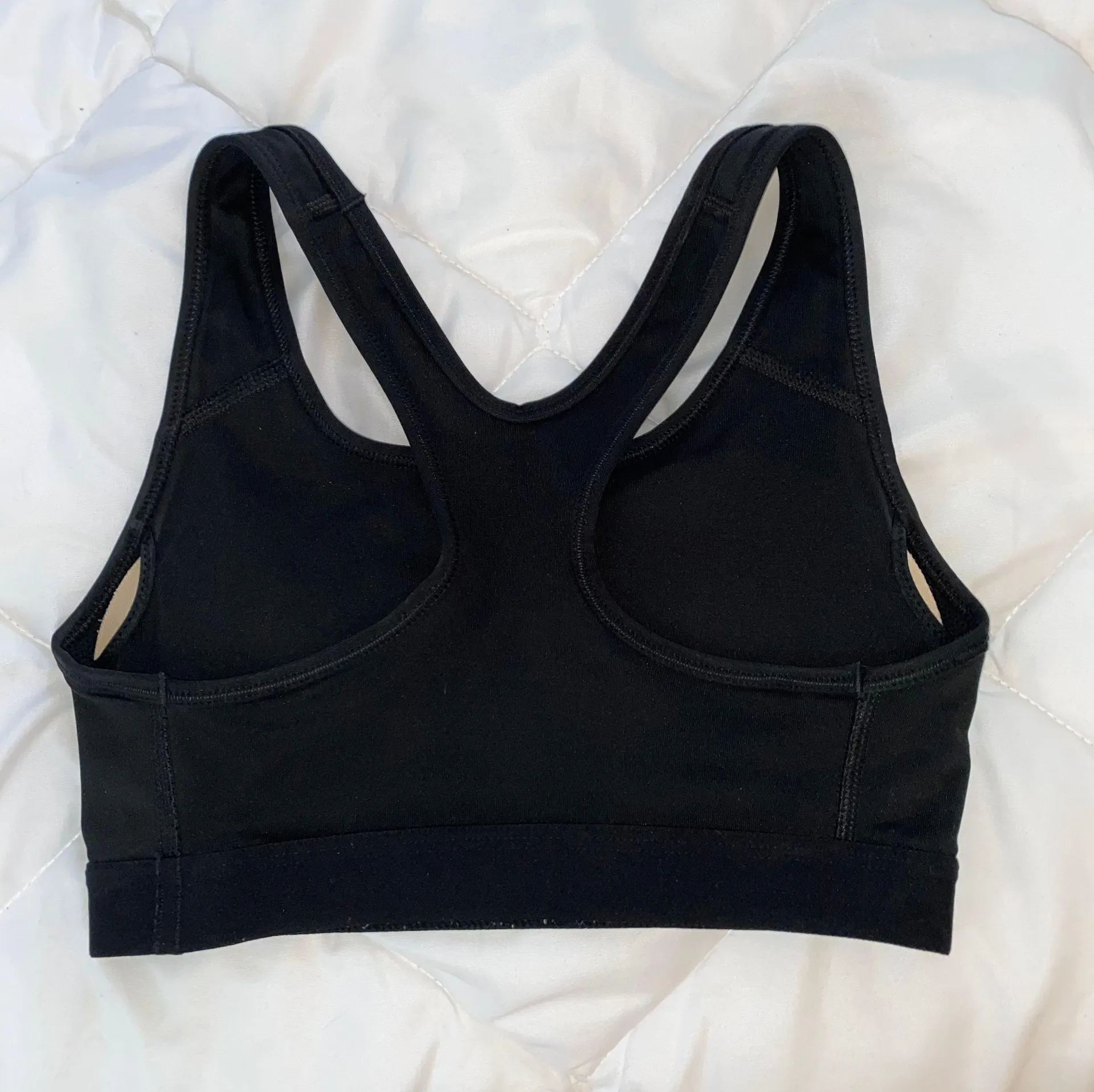 Black Sports Bra - Image 2