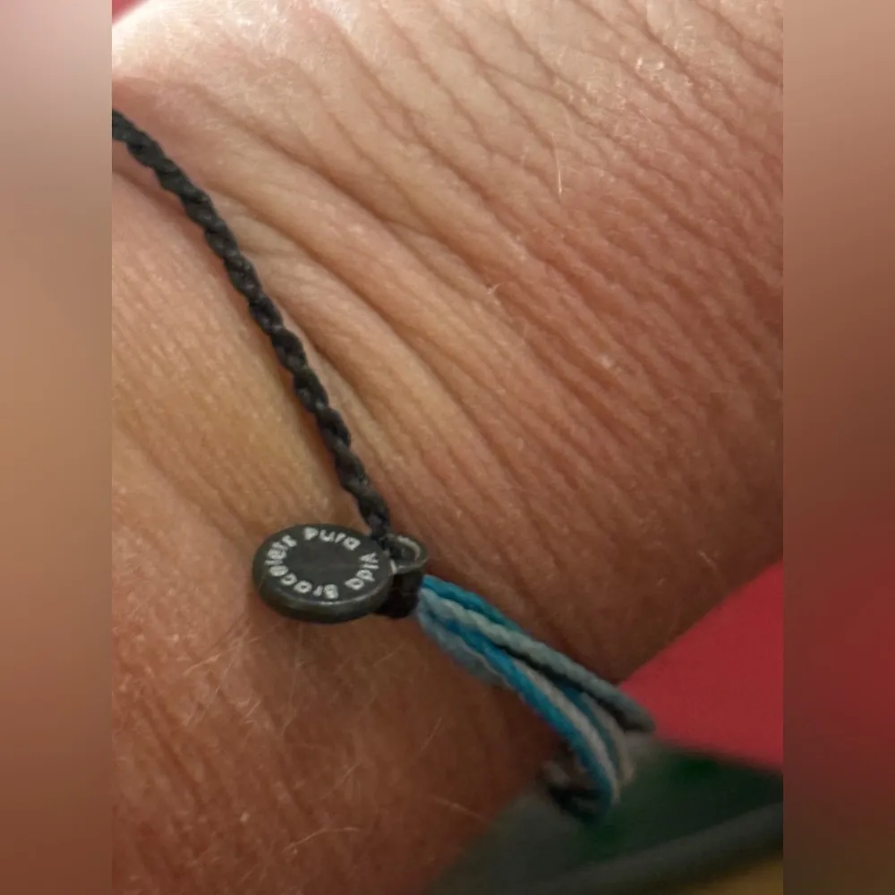 Pure Vida Multicolor String Bracelet Blue - Image 3