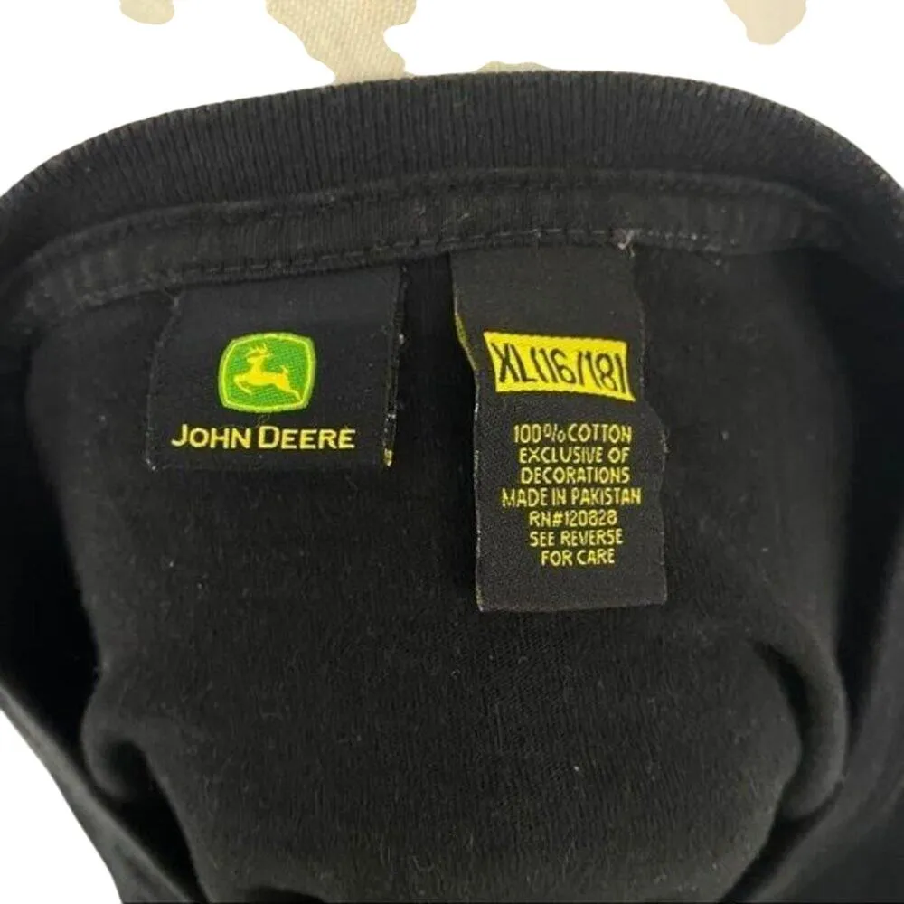John Deere Long Sleeve Novelty T-Shirt Black Womens Xlarge - Image 6